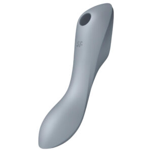 Satisfyer Curvy Trinity 3 - vibrátor s tlakovými vlnami 2v1 - šedá