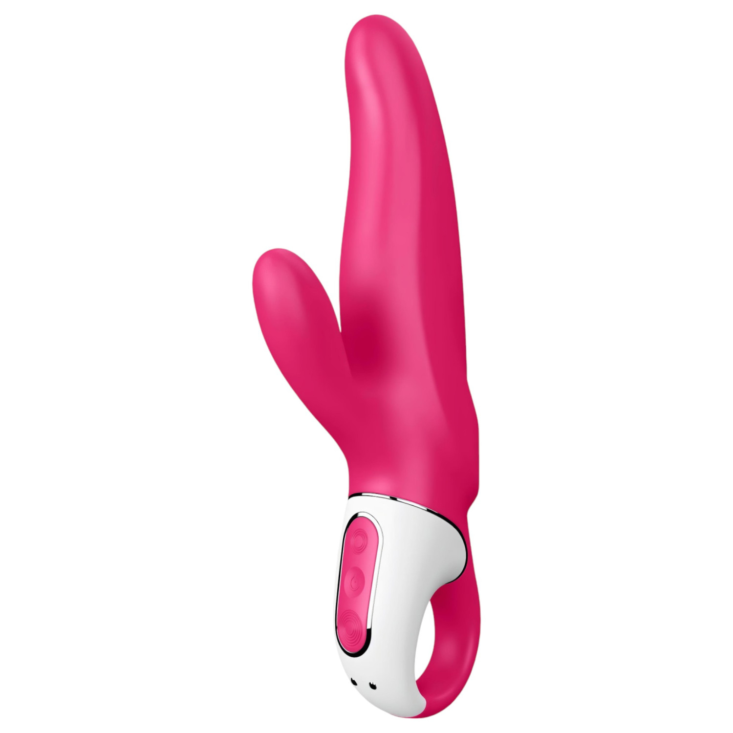 Satisfyer Mr. Rabbit - vodotěsný vibrátor s klitorálním ramínkem (růžový)