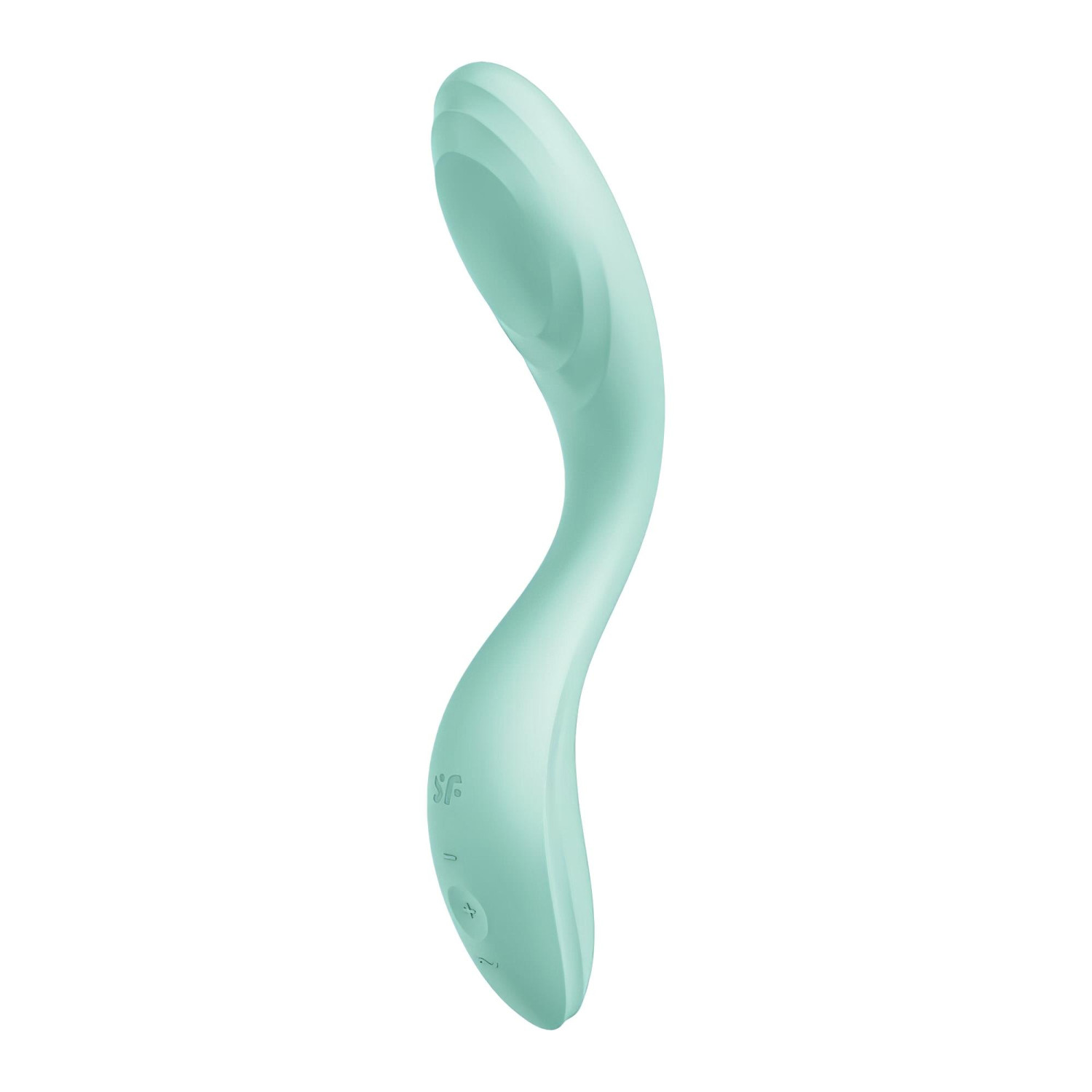 Satisfyer Rrrolling - vibrátor na G-bod s pohyblivou kuličkou - mentolová
