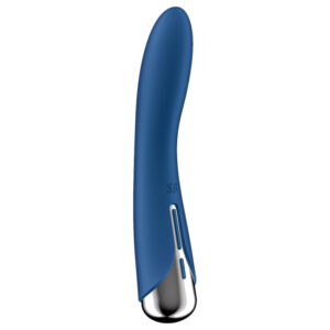 Satisfyer Spinning Vibe 1 - rotační vibrátor na G-bod - modrý