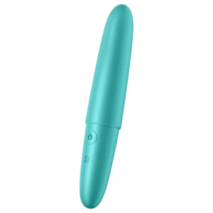 Satisfyer - mini vibrátor vodotěsný - Ultra Power Bullet 6 - tyrkysový