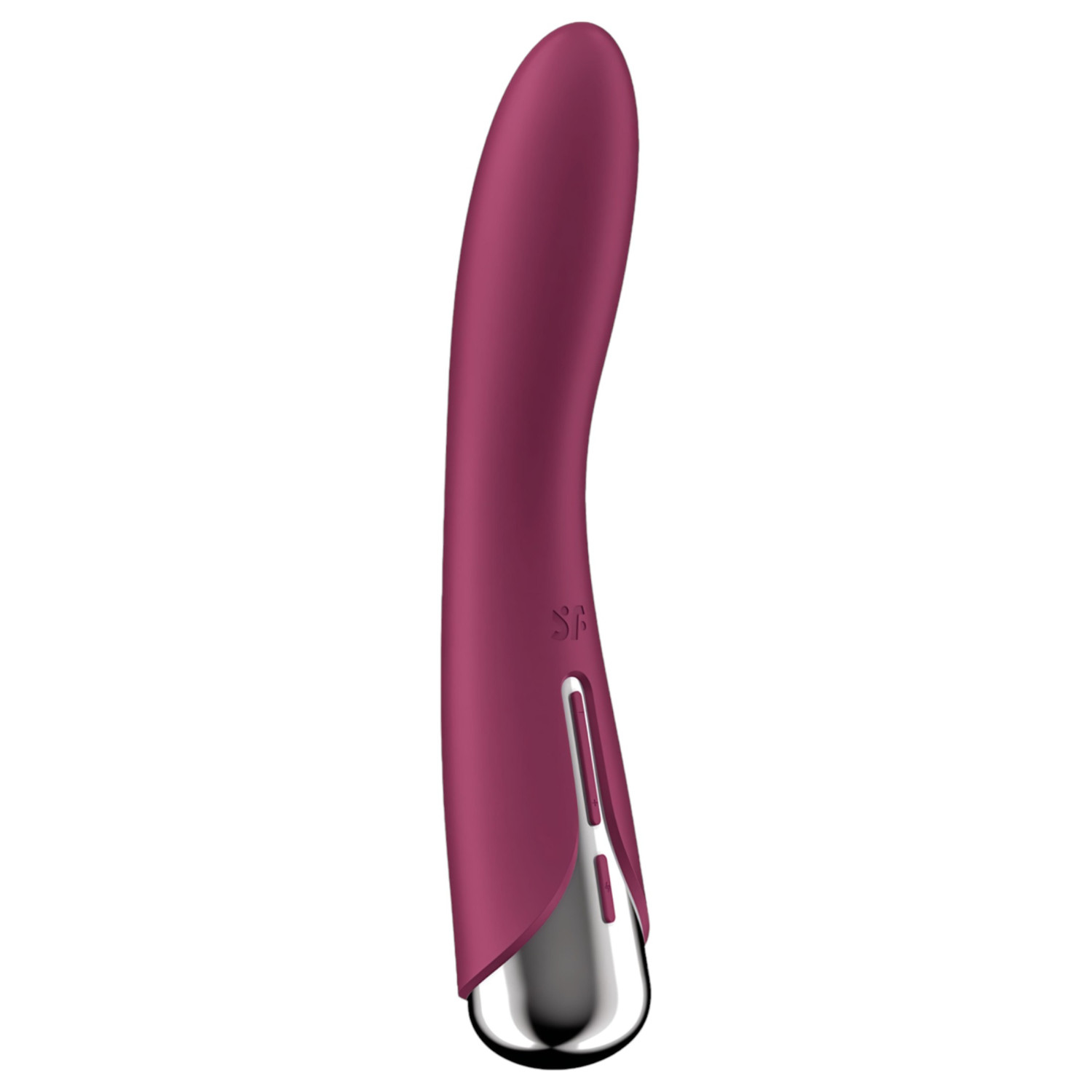 Satisfyer - vibrátor na G-bod s rotující hlavicí - červený