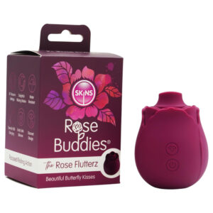 Skins Rose Flutterz - akumulátorový klitorální vibrátor (fialový)