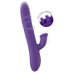 Smile Pearl - vibrátor s perličkami - fialový