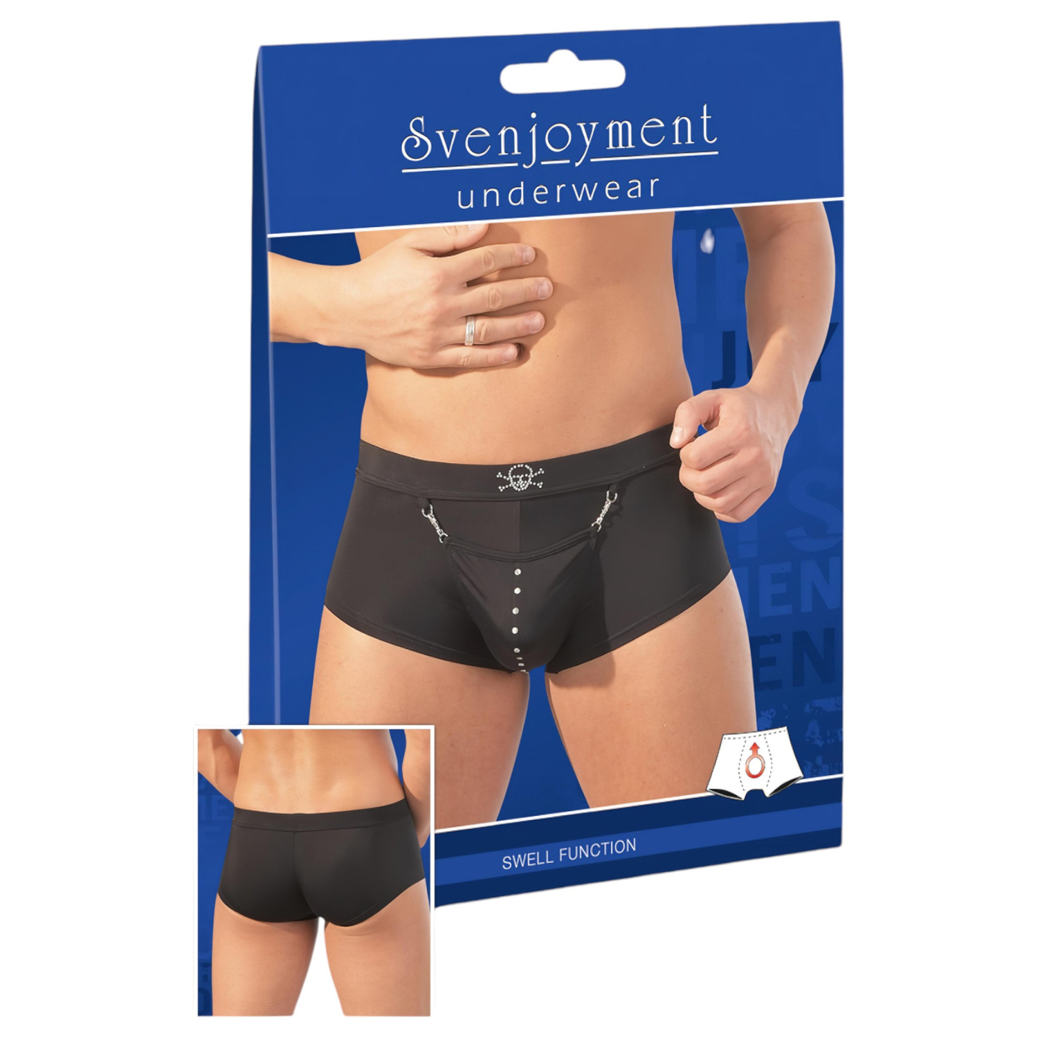 Svenjoyment - Pirátské boxerky (černé) - XXL