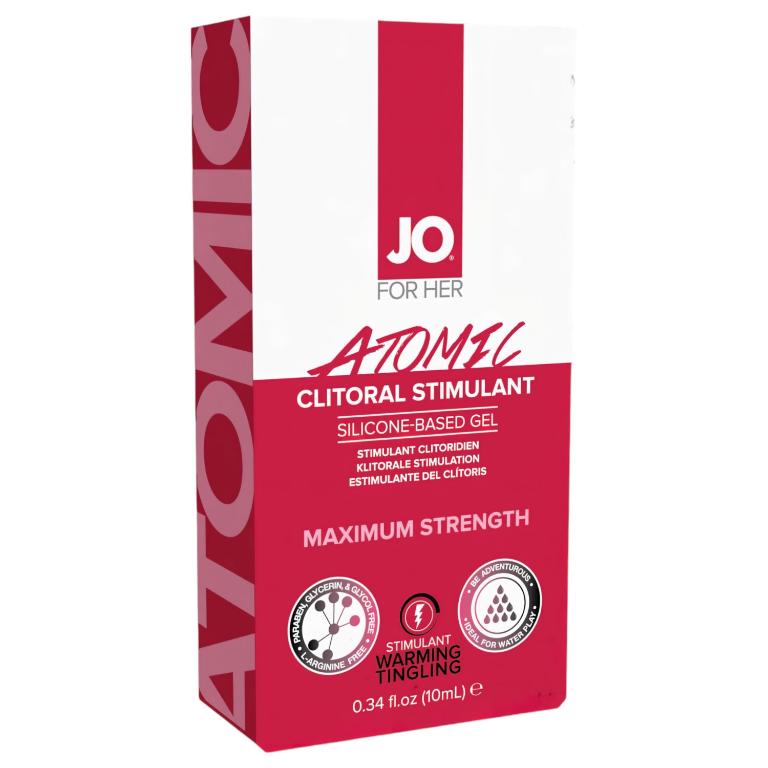 System JO - ATOMIC - stimulační gel na klitoris pro ženy (10 ml)