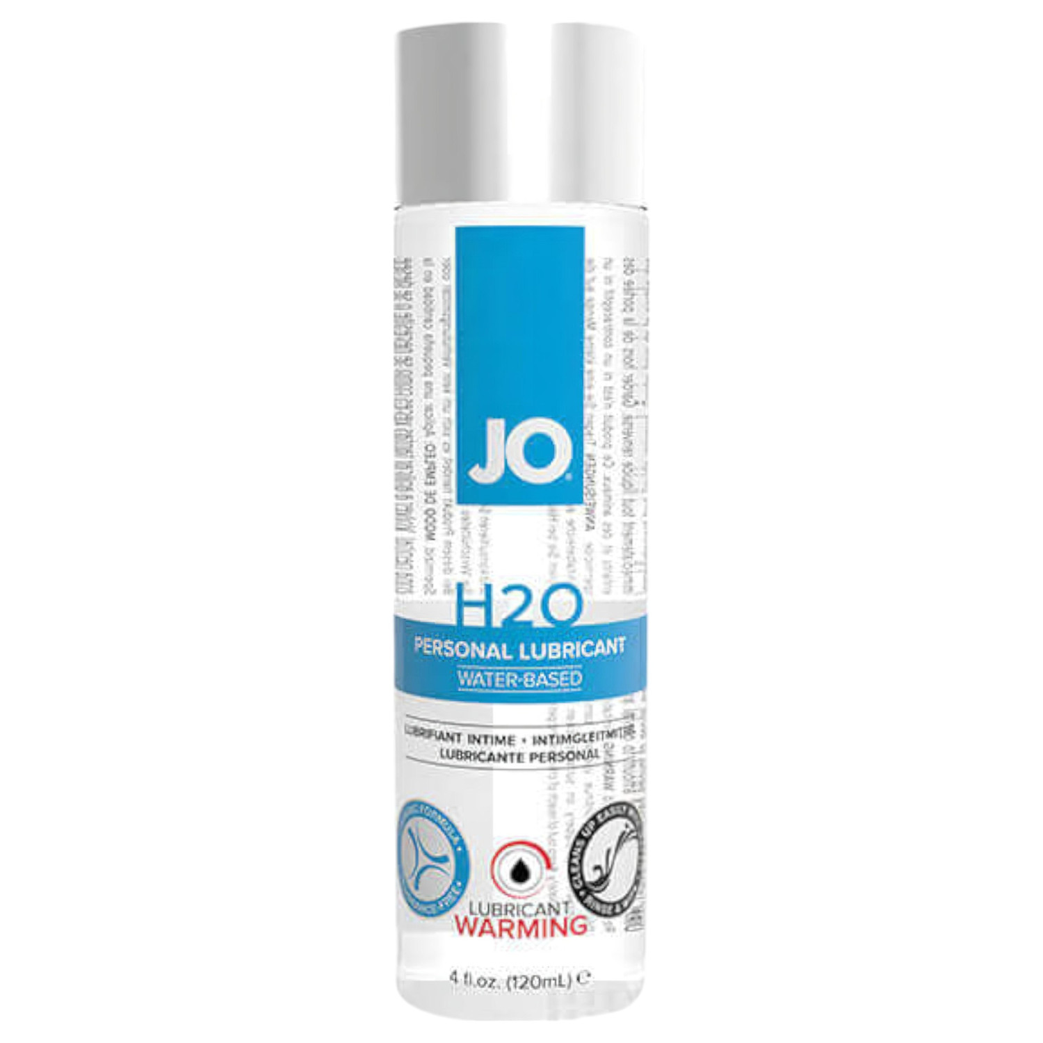 System JO - H2O - lubrikant na vodní bázi s hřejivým účinkem (120 ml)