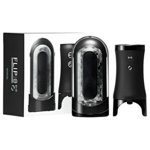 TENGA Flip 0 Electronic - automatický masturbátor - černý