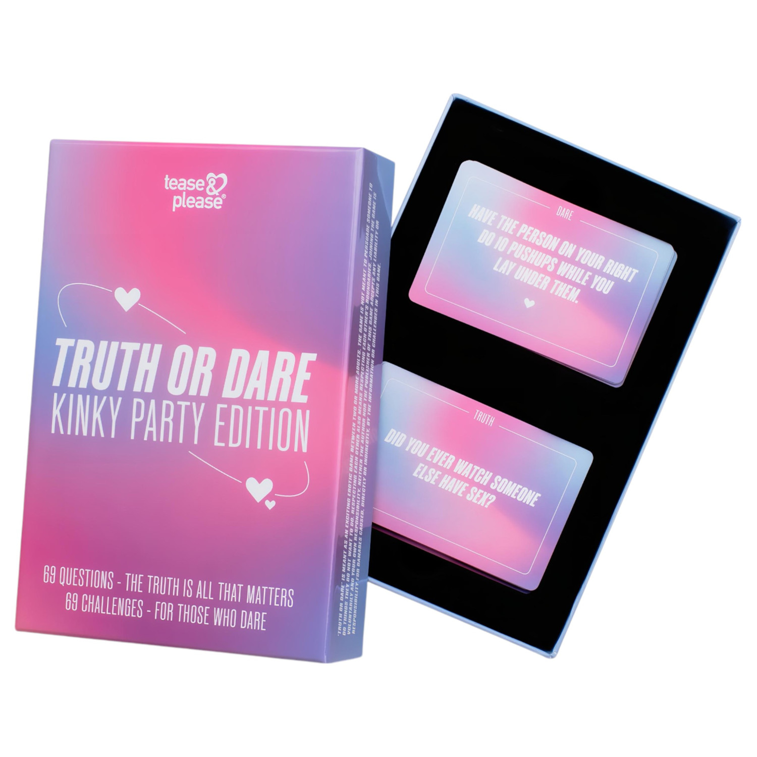 Tease & Please - Truth or Dare Kinky Party Edition - pikantní párty hra „na pravdu nebo odvahu“