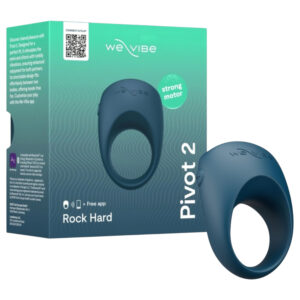 We-Vibe Pivot 2 - vibrační kroužek na penis ovládaný aplikací pro muže (modrý)