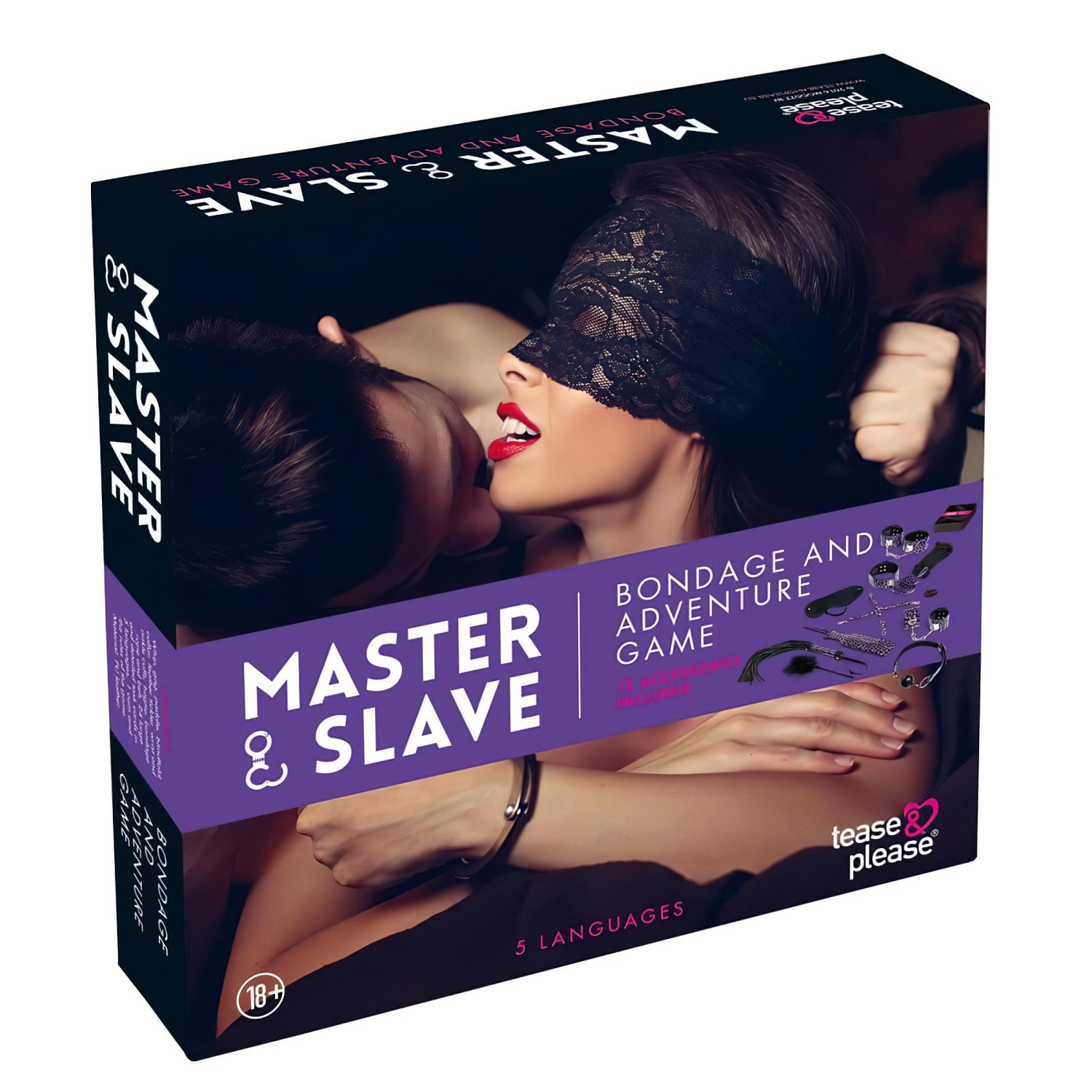 tease & please - Master & Slave - Bondage dobrodružná hra pro páry set