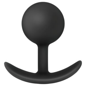 Anal Adventures Platinum - vibrační anální kolík - černý