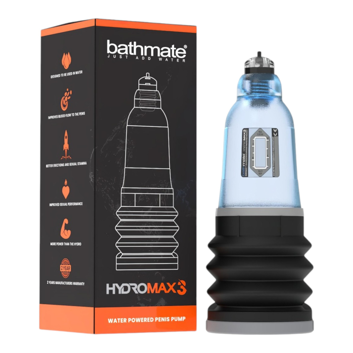Bathmate Hydromax3 - hydropumpa (modrá)