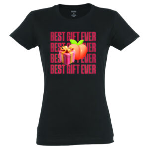 Best Gift Ever - dámské tričko - černá - XL