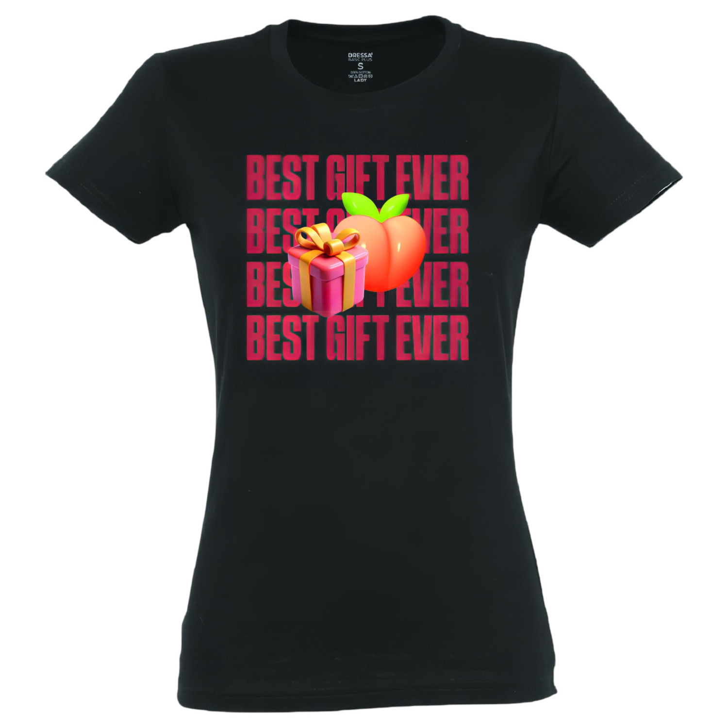 Best Gift Ever - dámské tričko - černá - XL