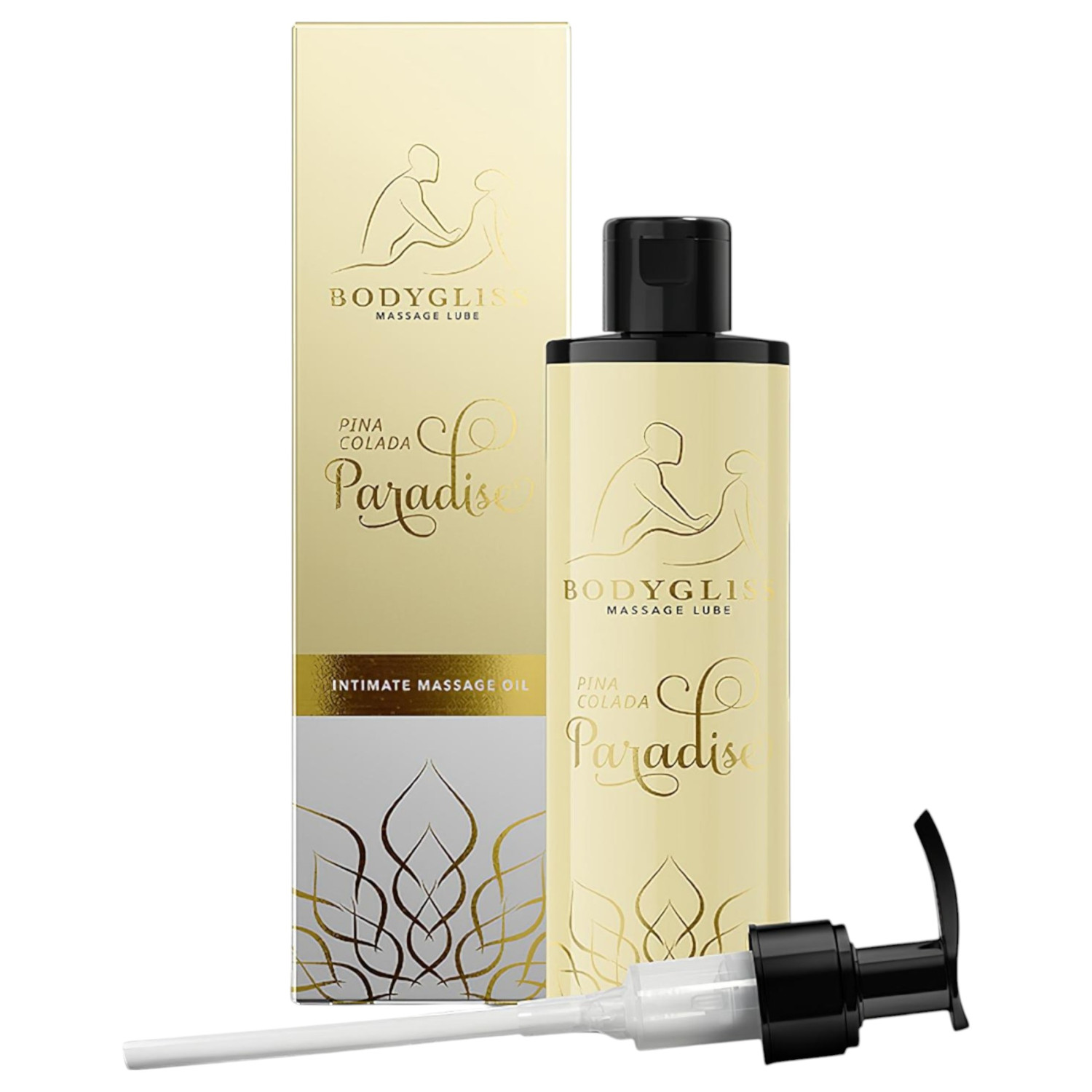Bodygliss - masážní olej a lubrikant - pina colada - 150 ml
