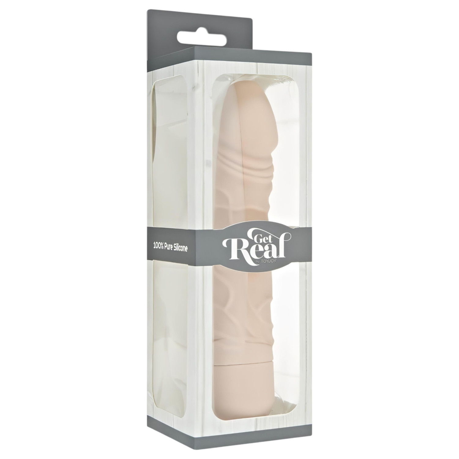 Classic Get Real - realistický vibrátor - silikonový - tělová barva