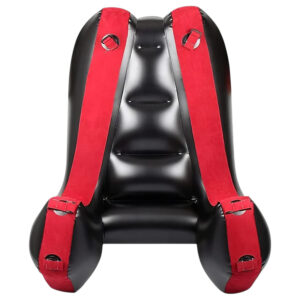 Desirel Magic Pillow - nafukovací pohovka na sexuální polohy (červená)