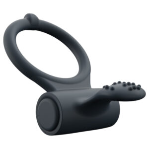 Dorcel Power Clit Plus - akumulátorový vibrační erekční kroužek (černý)