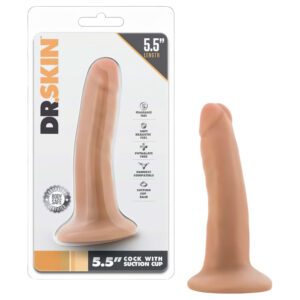 Dr. Skin - realistický dildo s přísavkou - realistická barva 14 cm