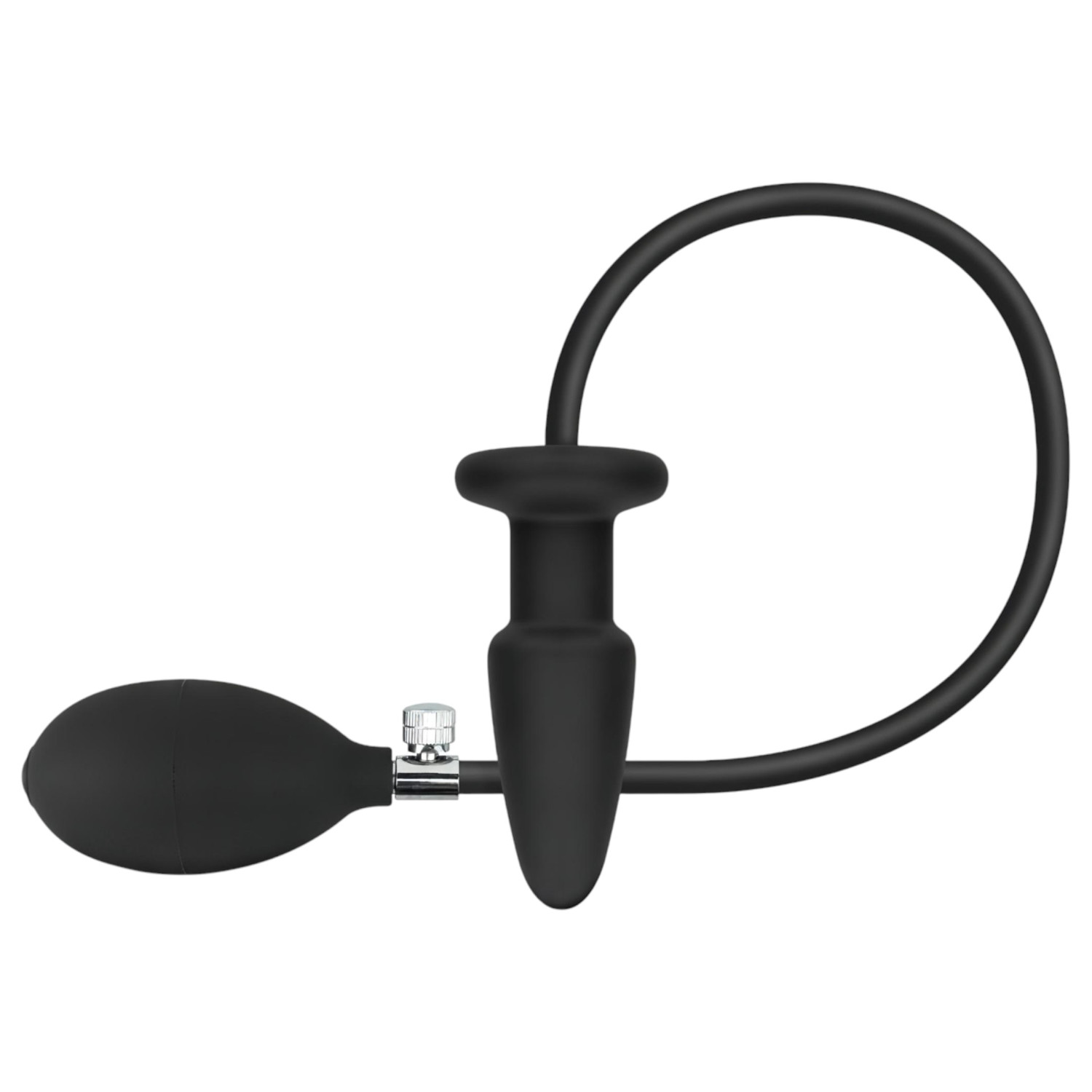EasyToys - nafukovací anální kolík - černý
