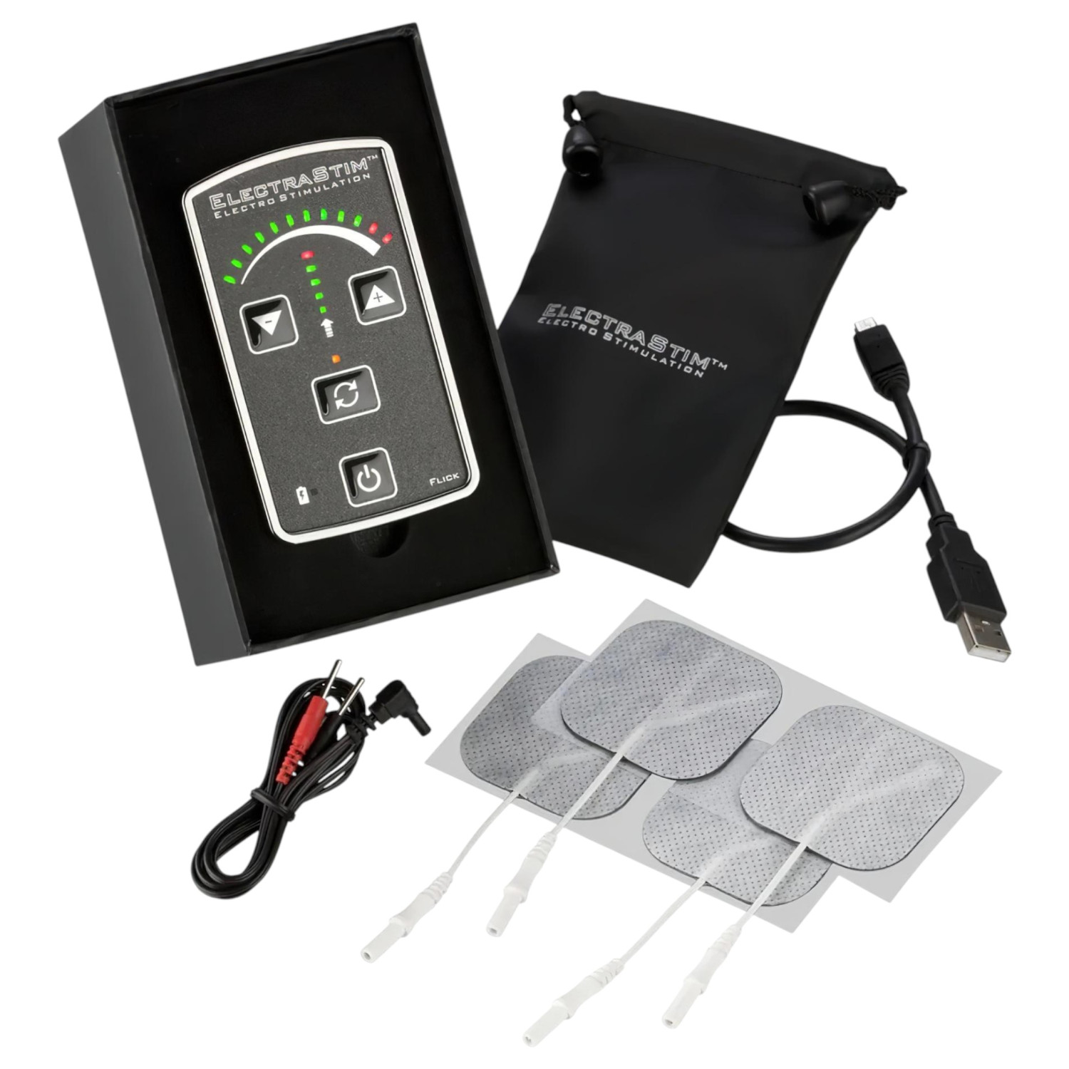 ElectraStim Flick - elektro stimulátor pro začátečníky - startovací sada
