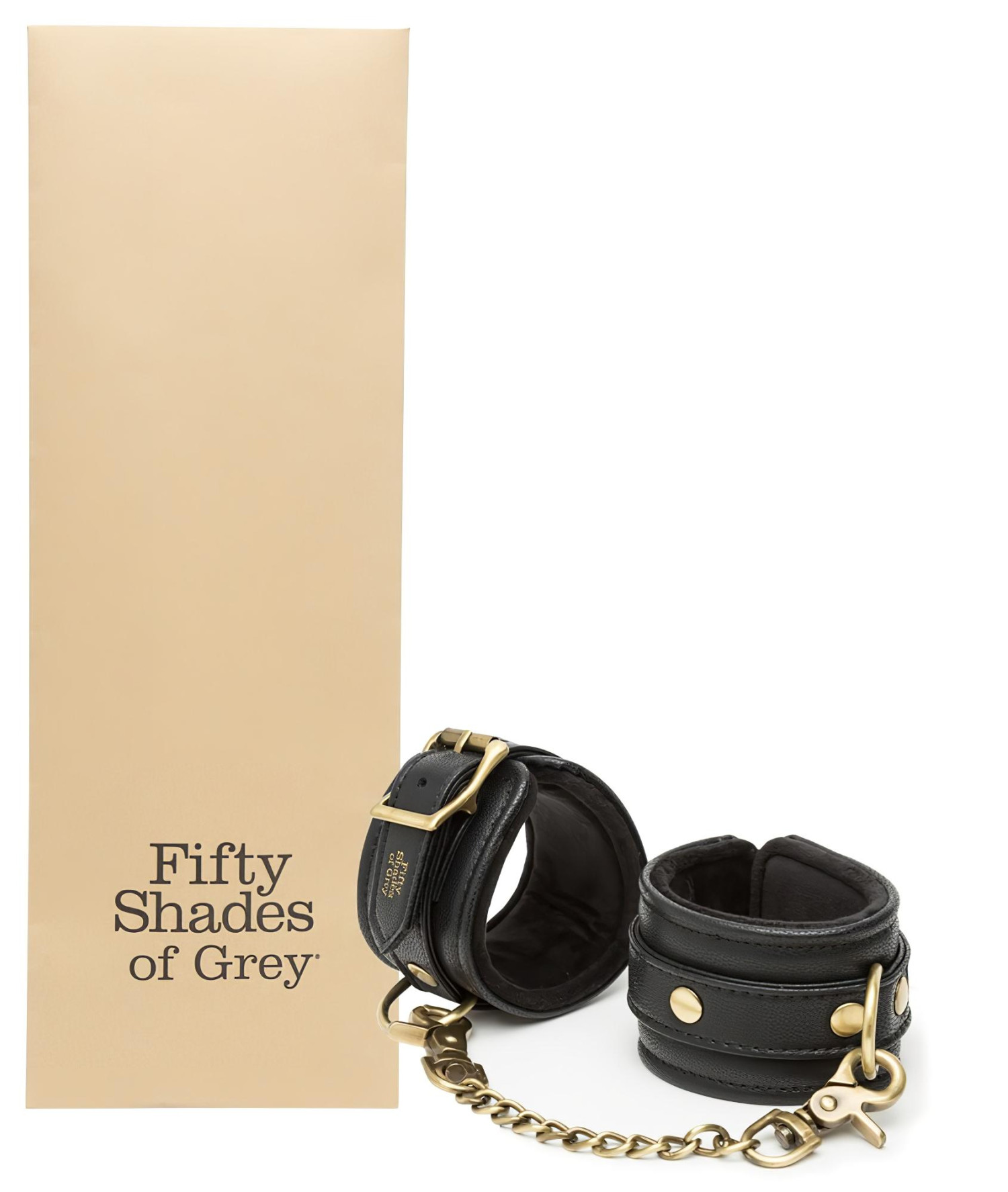 Fifty Shades of Grey - pouta na zápěstí - černá