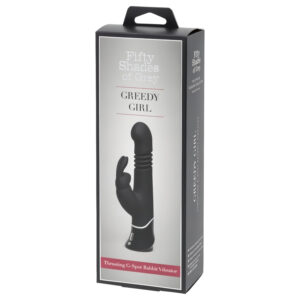 Fifty Shades of Grey - vibrátor s přirážením - černý