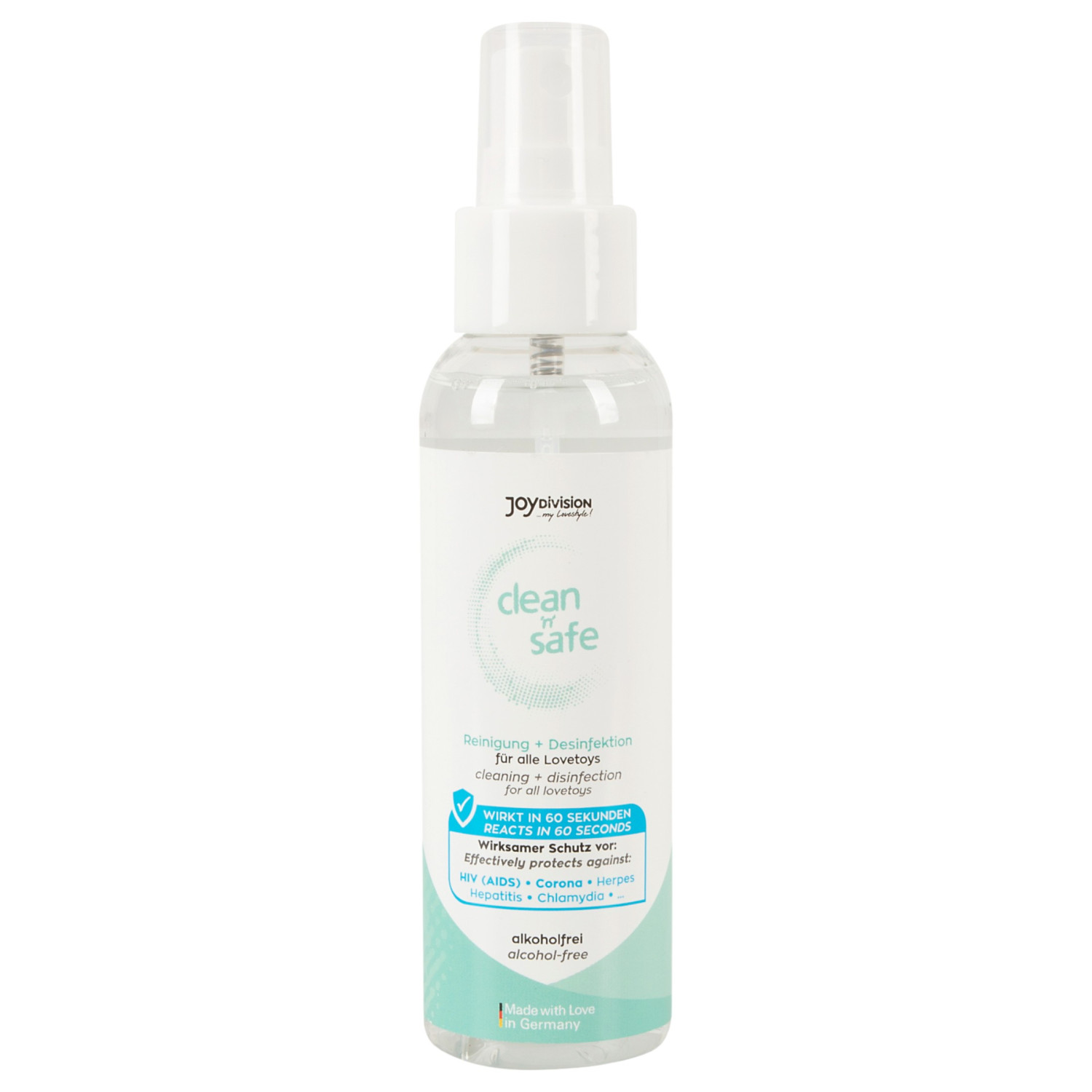 JoyDivision Clean Safe - dezinfekční a čisticí sprej - 100 ml