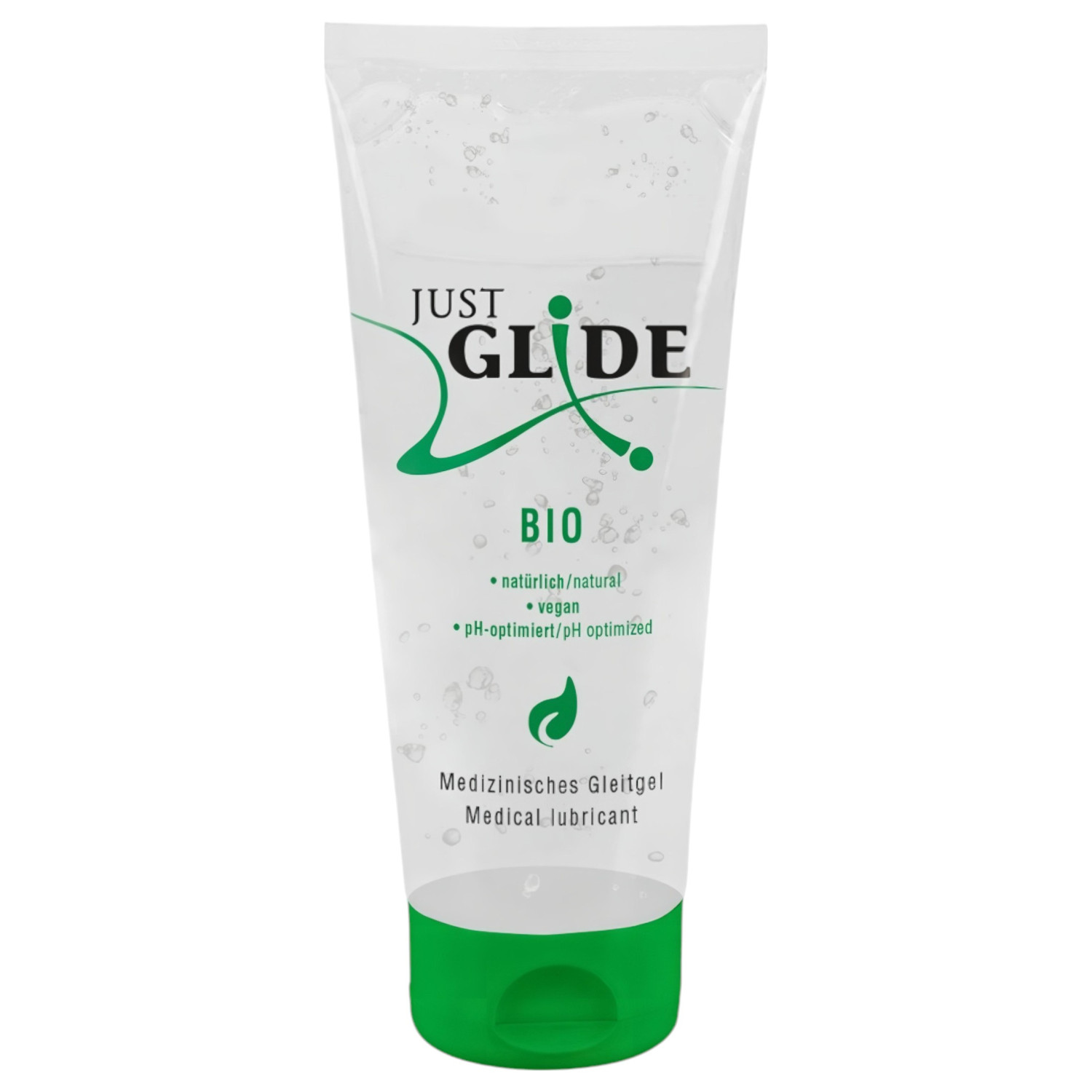 Just Glide Bio - veganský lubrikační gel na vodní bázi (50 ml) - 200ml