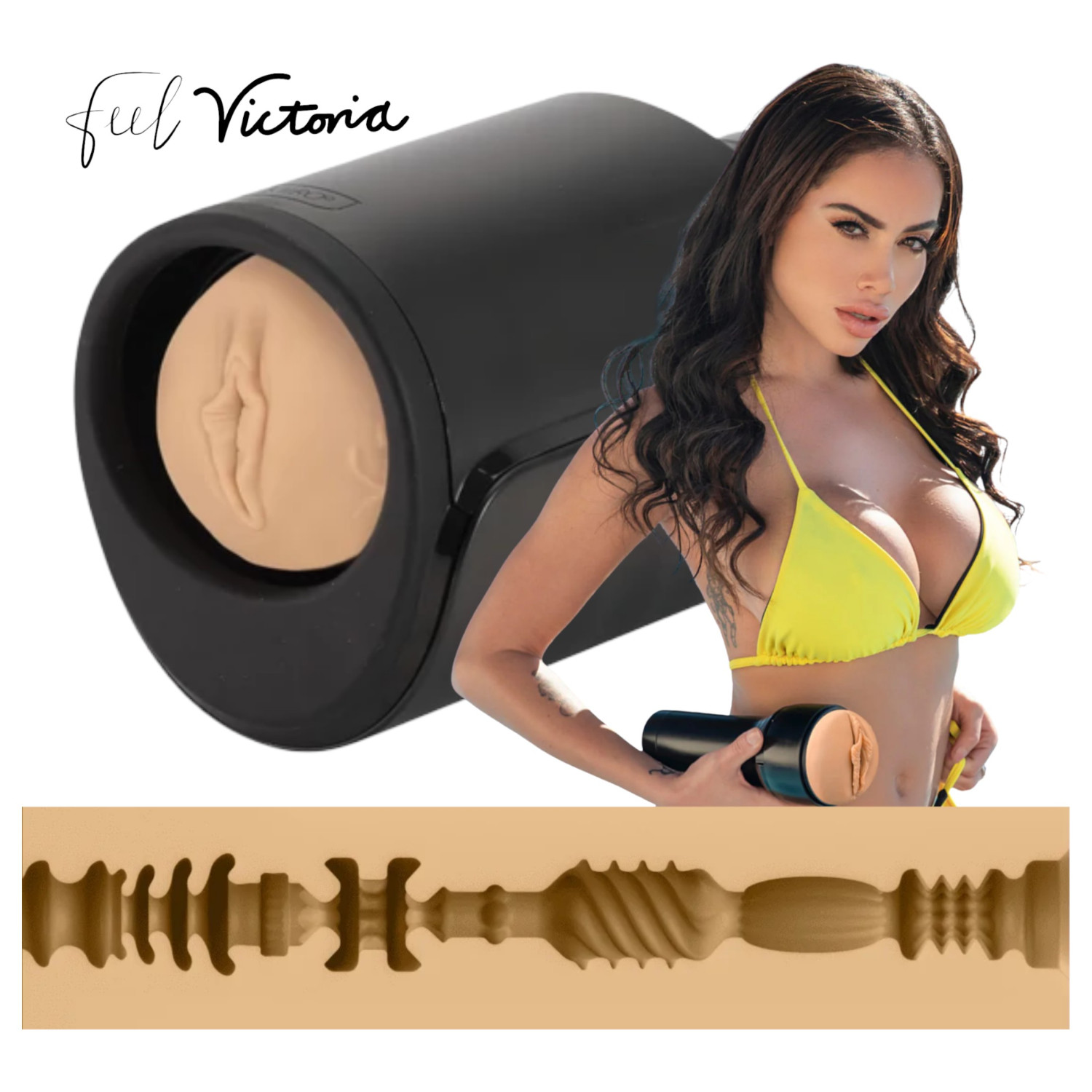 Kiiroo Keon Wifi + Victoria June - masturbátor umělá vagína