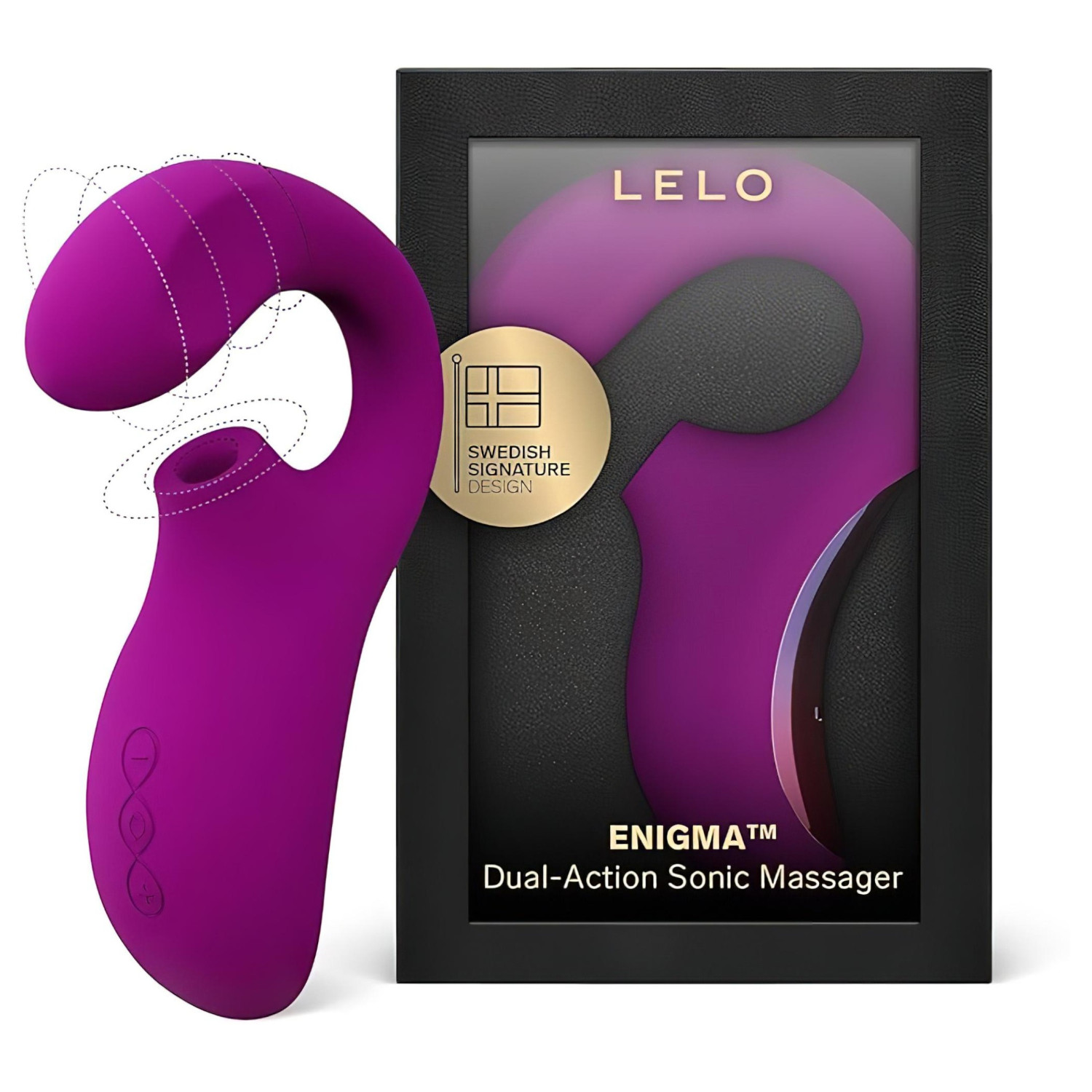 LELO Enigma - 2v1 vibrátor na G-bod a klitoris - nabíjecí