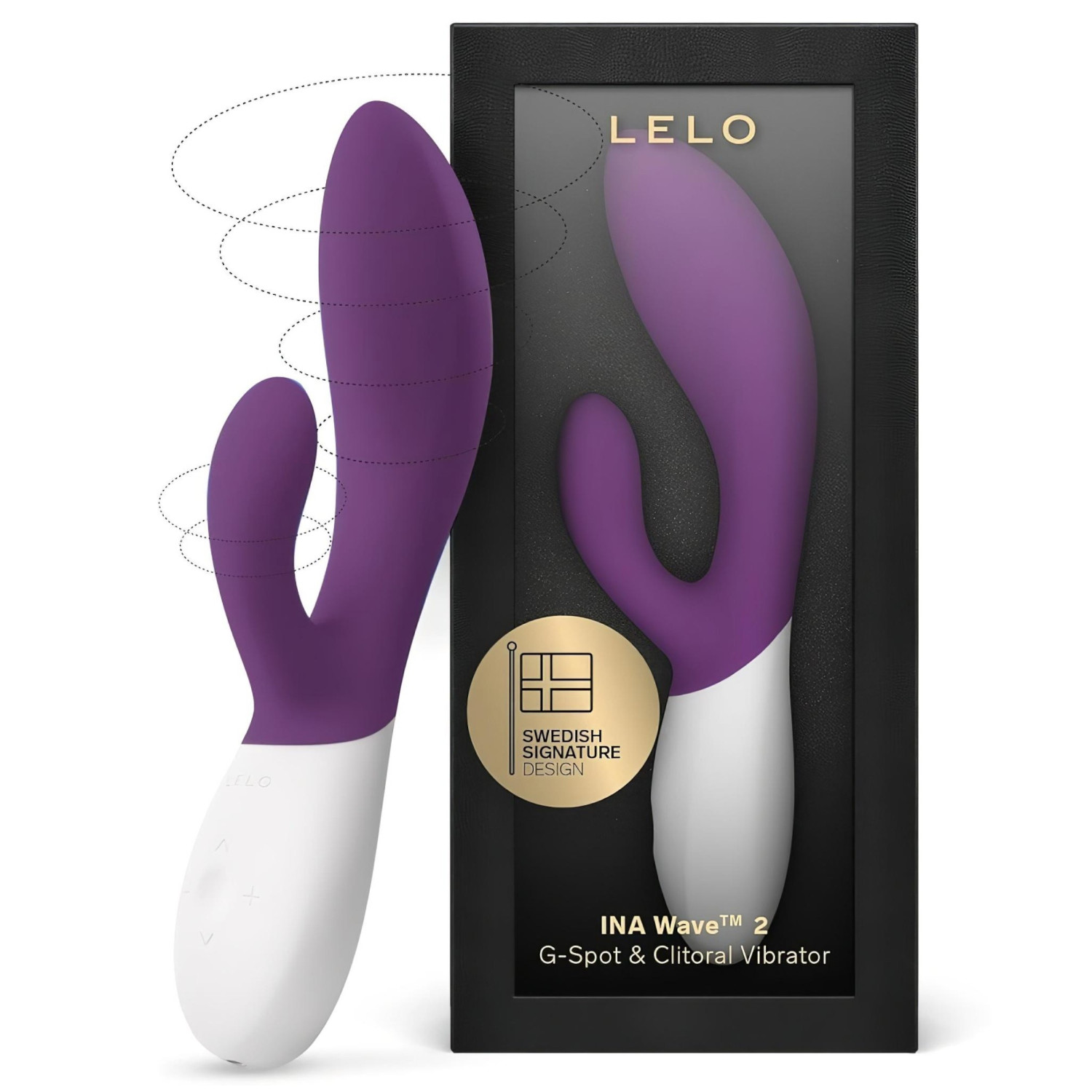 LELO Ina Wave 2 - vibrátor s akumulátorem - vodotěsný - fialový