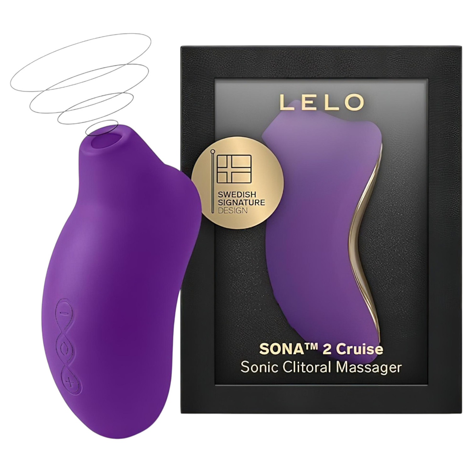 LELO Sona 2 Cruise - stimulátor klitorisu s vlnami - fialový