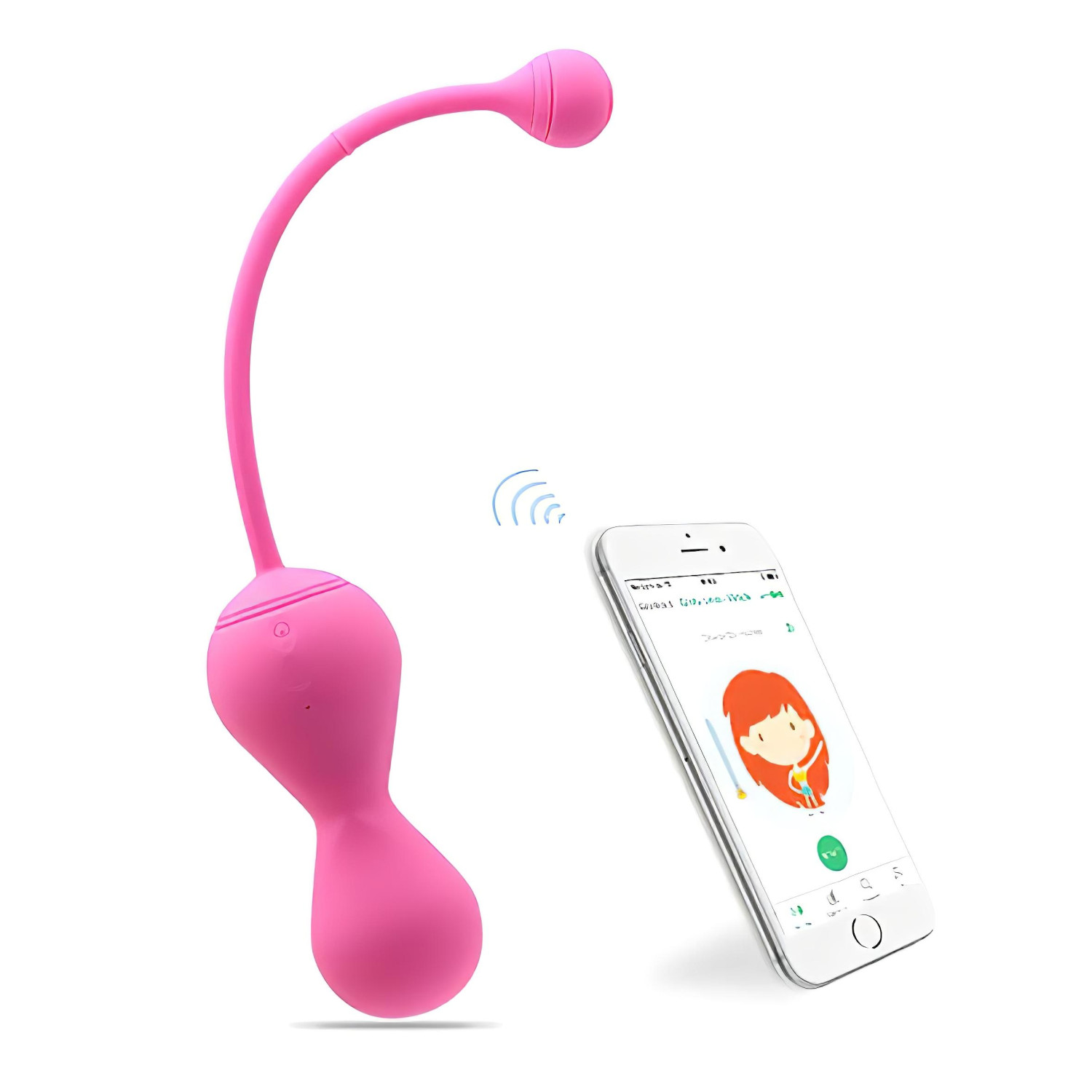 Magic Motion Kegel Master - vibrační venušiny kuličky ovládané aplikací (růžové)