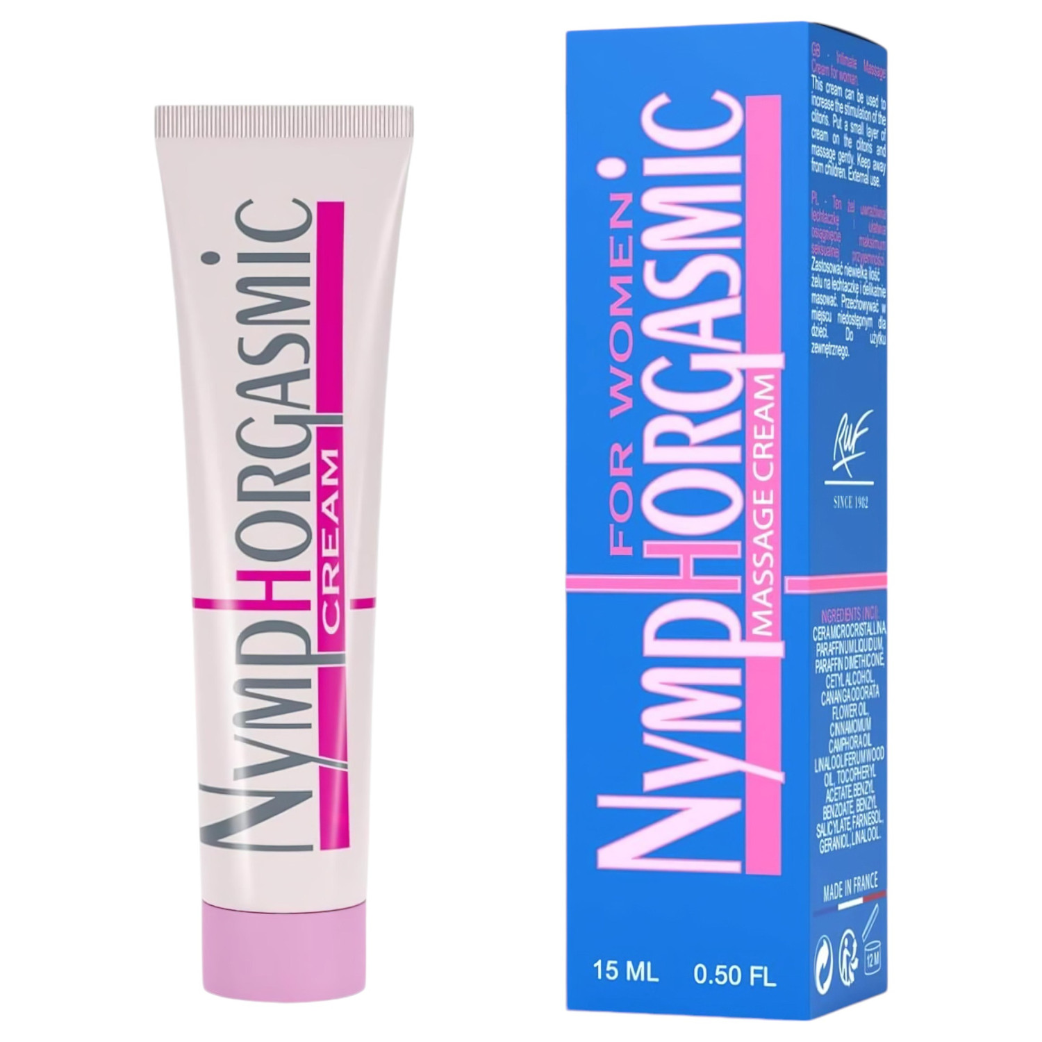 NYMPORGASMIC - intimní krém pro ženy - 15 ml