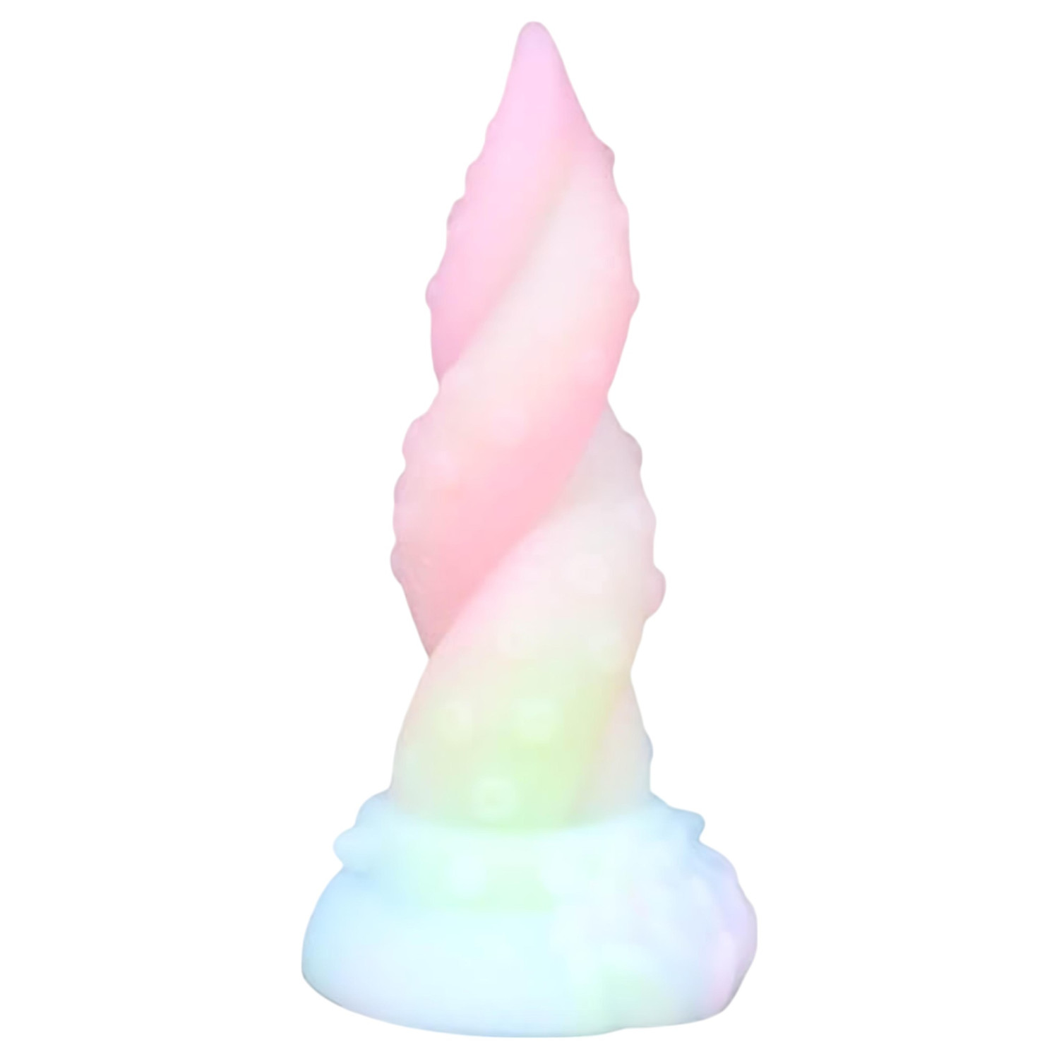 OgazR Kraken - dildo s točeným chapadlem - 18 cm - duhová
