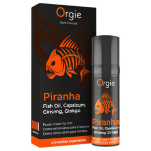Orgie Piranha Power Cream - Stimulační krém pro muže (15 ml)