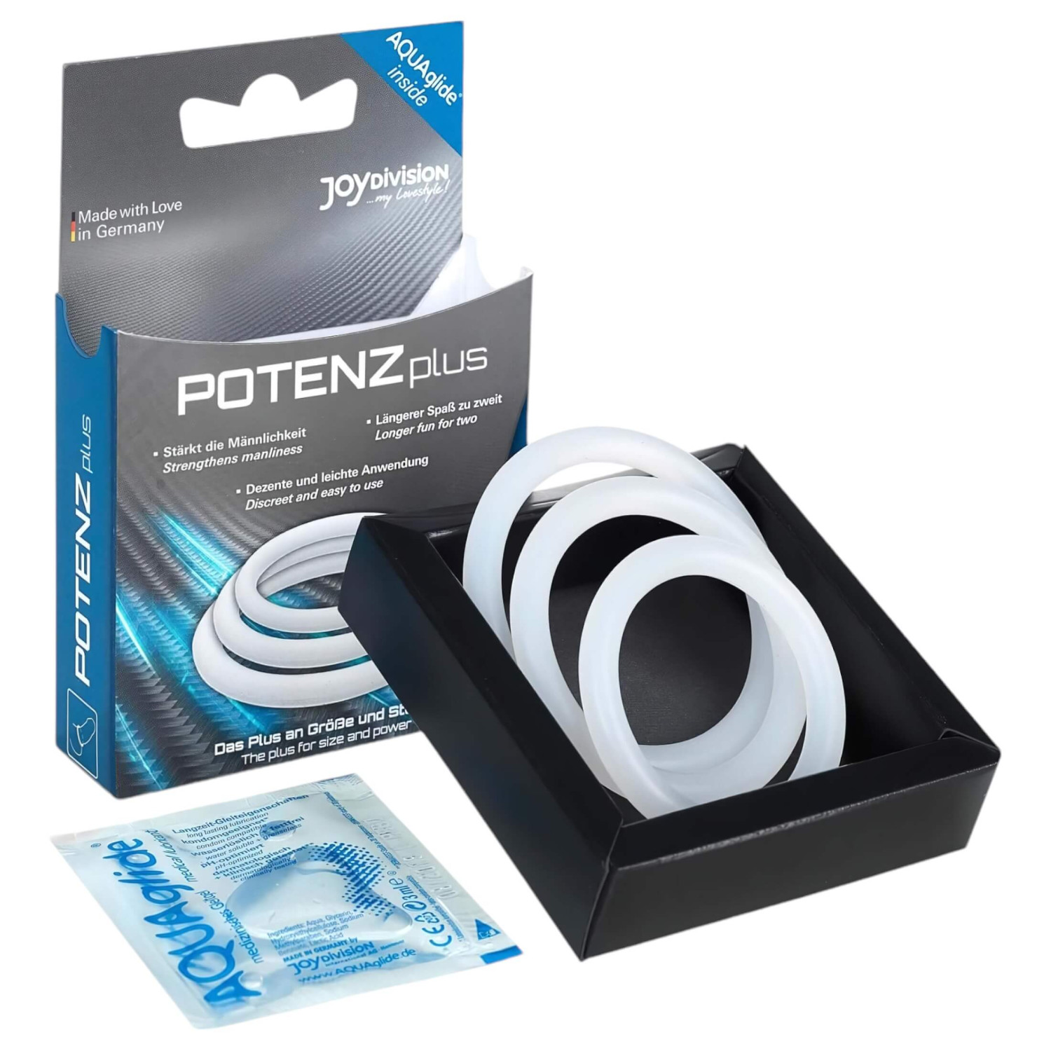 POTENZplus - erekční kroužky na penis - sada 3 ks