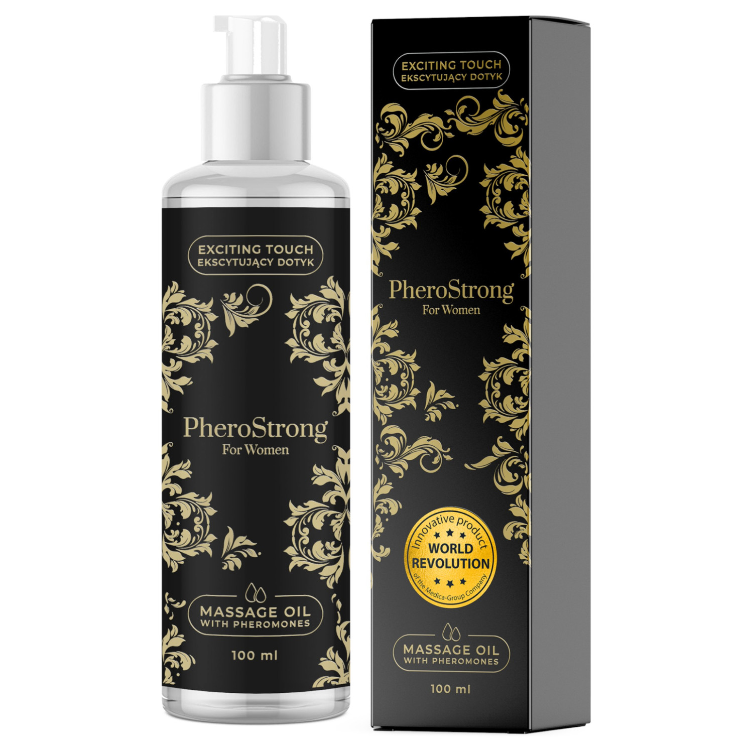 PheroStrong - masážní olej pro ženy - 100 ml