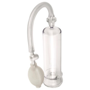 Pipedream - Pump Worx Beginner's - průhledná vakuová pumpa na penis (19 cm)