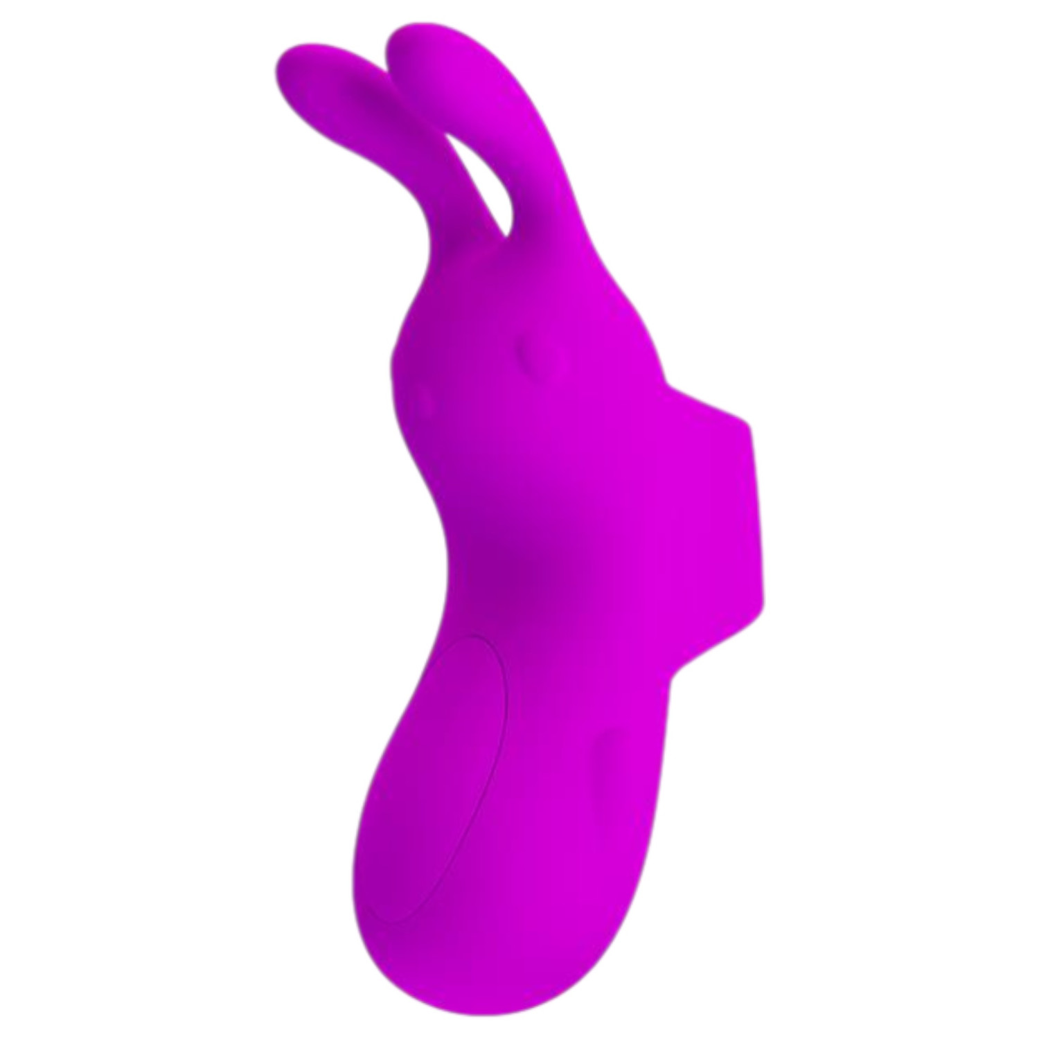 Pretty Love Bunny - vibrační prstový stimulátor s oušky - fialový