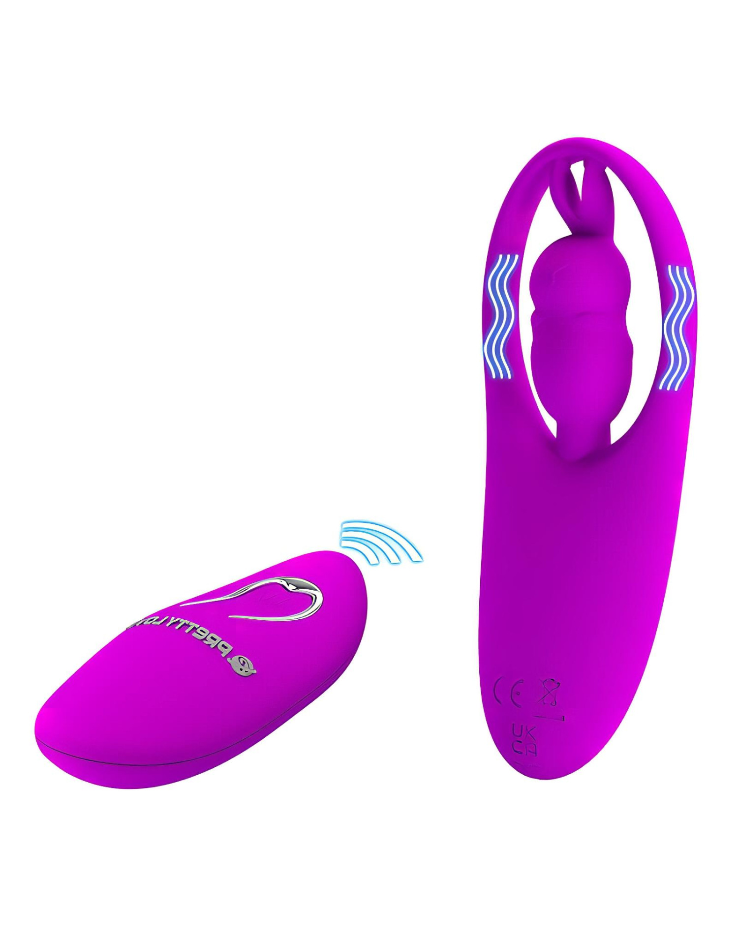 Pretty Love - vibrátor s králičími oušky - stimulátor klitorisu - růžový