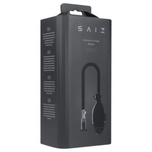 Saiz Basic - pumpa na klitoris - průhledná/černá