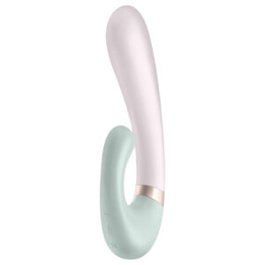 Satisfyer Heat Wave - App-ovládaný vyhřívaný vibrátor (máta)
