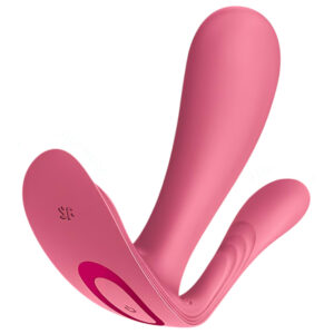Satisfyer Top Secret+ - nositelné vibrátory na G‑bod a anální použití (růžový)