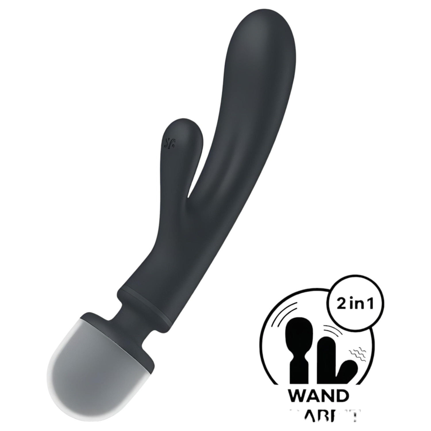 Satisfyer Triple Lover - vibrátor na G-bod a masáž - stříbrný