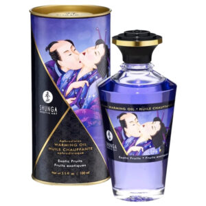 Shunga - masážní olej s hřejivým efektem - exotické ovoce 100ml