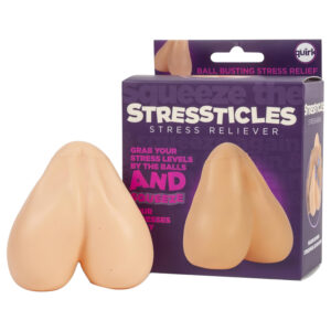 Stressticles - antistresová koule - varlata - přírodní