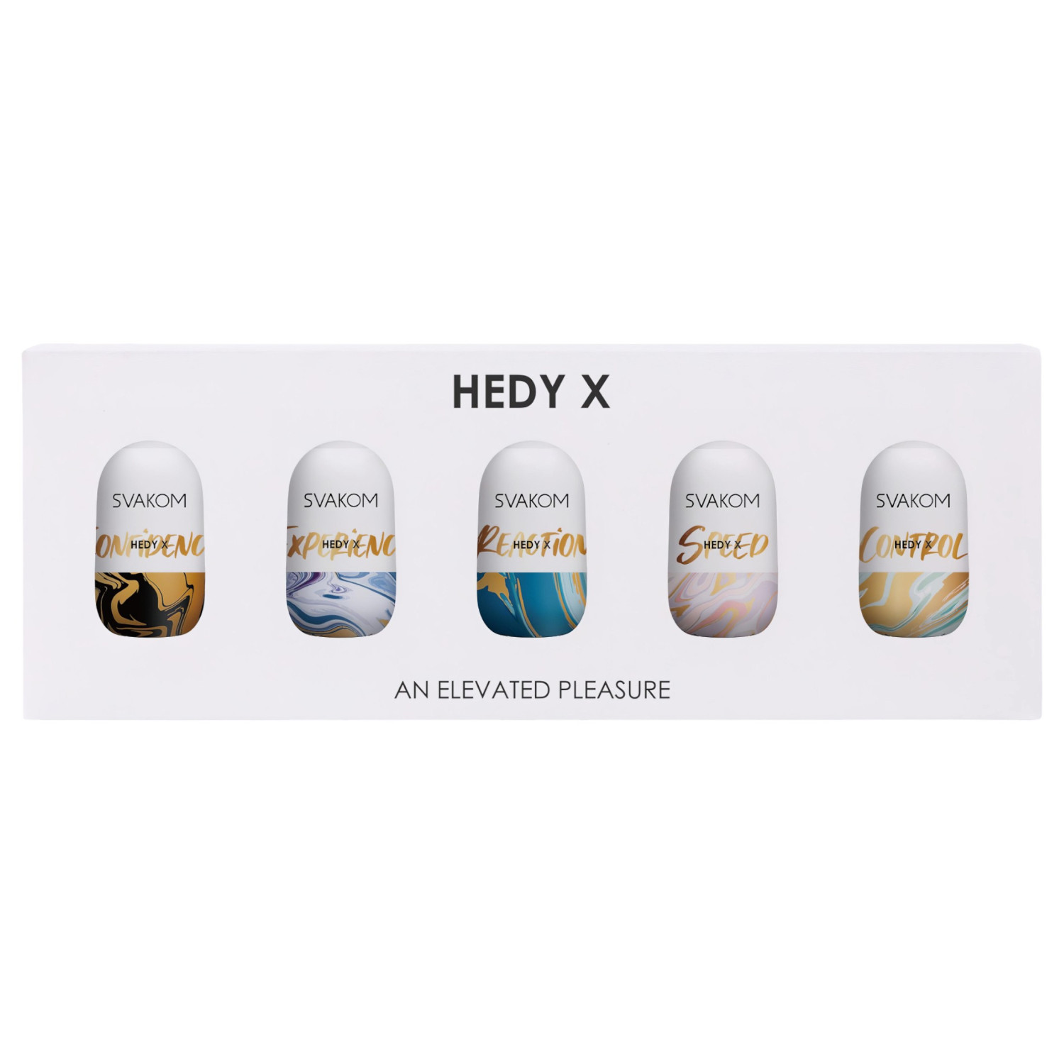 Svakom Hedy X Mixed - masturbační vajíčka sada 5 ks